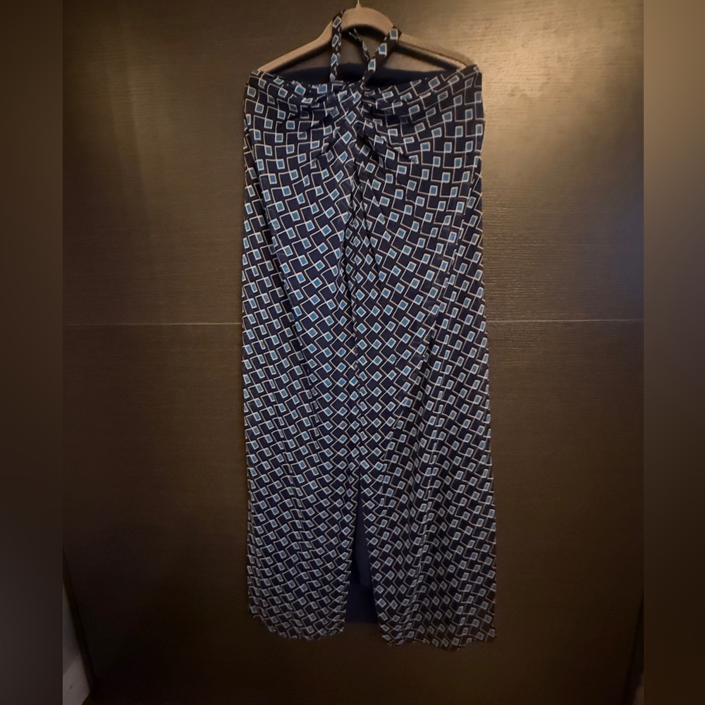 Diane Von Furstenberg Black and White Geometric Dress